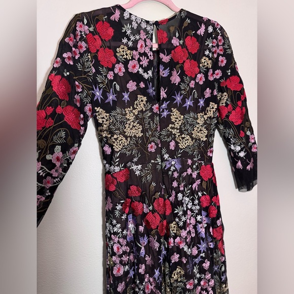 Dress the population AVA gown embroidered dress M - Picture 10 of 14